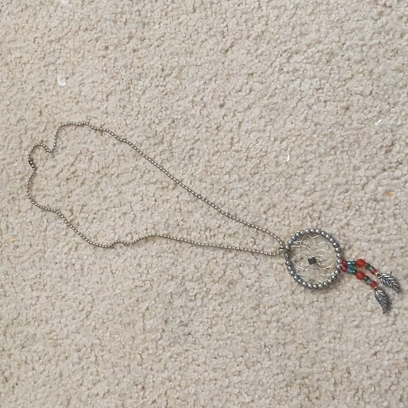 Jewelry Bundle:Dreamcatcher Necklace, Chunky Gray Bracelet, and Jewelery Set - Picture 6 of 7